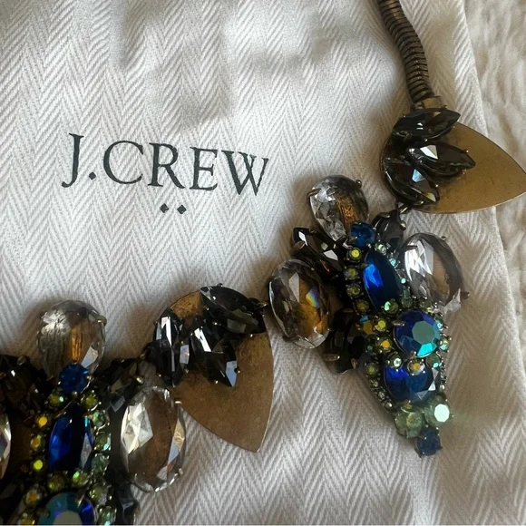J.Crew Chunky Statement Necklace Retro With Dustbag - Picture 4 of 11